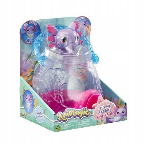 Animagic: Let's Glo Axolotl Bubble Reef | Portable Magic Bubble Aquarium | na Arena.pl