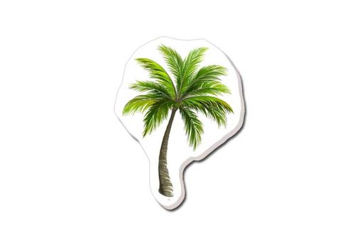 Topper toper z masy cukrowej na tort palma drzewo na Arena.pl