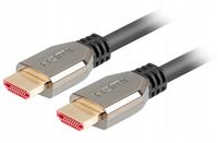 2 x Kabel 1,8m HDMI 2.1 8K 4K 240Hz Lanberg Gold 180cm