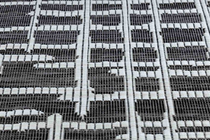 RUG/LU/VINEA/LINES/BLACK+CREAM/80x150 zdjęcie 4