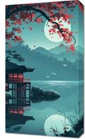 Obraz 40x70cm Japoński Pawilon