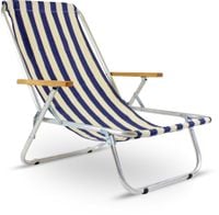 LEZAK BALKONOWY PLAZOWY SKLADANY OGRODOWY FOTEL WYPOCZYNKOWY ROZKLADANY