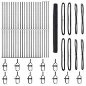 Ogrodzenie z słupkami Szary 1.6 x 100 m Stal pokryta PCV