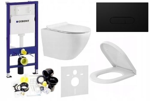 7w1 STELAŻ GEBERIT+WC NOVA RIMLESS+DESKA+PRZYCISK+MATA na Arena.pl