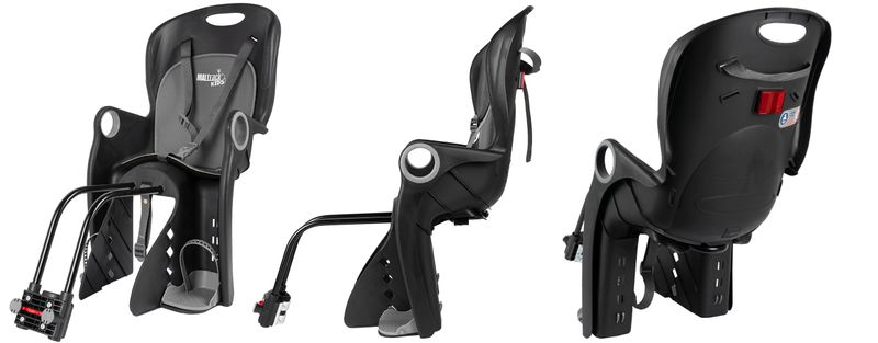 Fotelik rowerowy dziecięcy na tył do 22kg zdjęcie 3