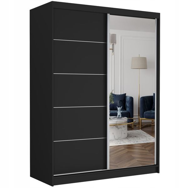 Szafa przesuwna Rivano I 150 cm z lustrem zdjęcie 1