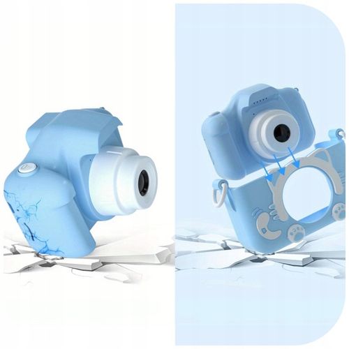 APARAT FOTOGRAFICZNY DLA DZIECI DZIECKA CYFROWY NIEBIESKI KOTEK TOBBI-TOYS na Arena.pl