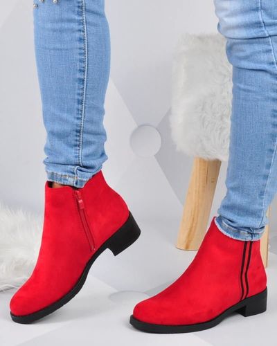 Pantofelek24.pl | Czerwone botki38 na Arena.pl