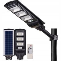 MOCNA LAMPA ULICZNA SOLARNA LED LATARNIA Z CZUJNIKIEM RUCHU UCHYTEM + PILOT