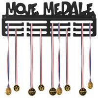 WIESZAK NA MEDALE ŚCIENNY MOJE MEDALE PIŁKA BIEGANIE TANIEC PŁYWANIE