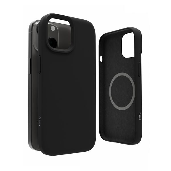Allity nakładka Silicone Case Mag do iPhone 14 Pro Max czarny zdjęcie 1