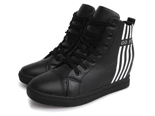 MODNE PROSTE SNEAKERSY GFA98 CZARNY 36 na Arena.pl
