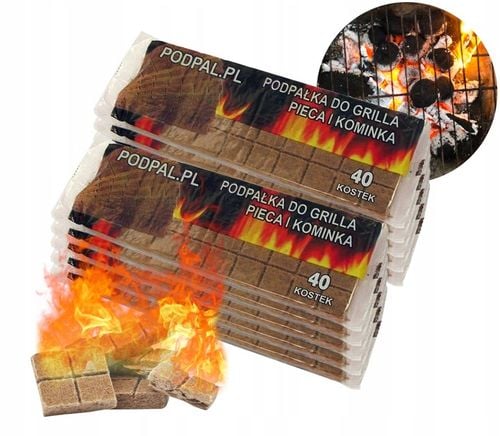 PODPAŁKA DO KOMINKA ROZPAŁKA GRILLA PIECA 800 x KOSTEK WYDAJNA OGNISKA na Arena.pl