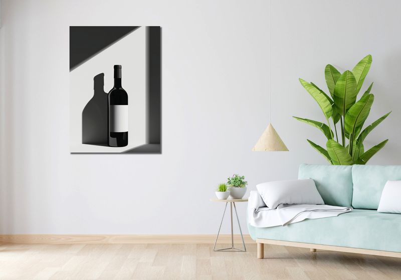 Obraz 70x100cm Butla Wina zdjęcie 2