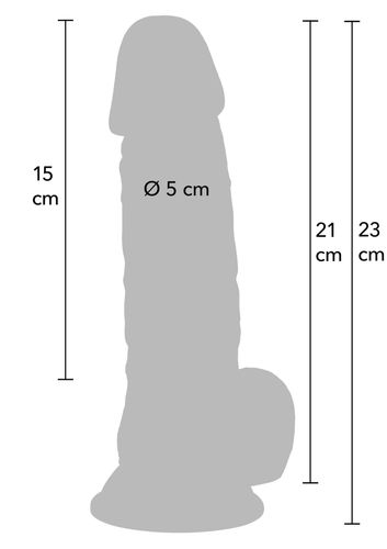 realistic dildo pvc 21 cm na Arena.pl
