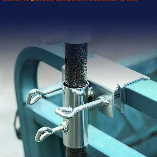 Uchwyt na FLAGĘ Parasol na balkon BEZ WIERCENIA do Poręczy Do Barierki na Arena.pl