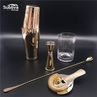 Zestaw Shaker Koktajlowy -  Z Mikserem  - Drink Bar  - 5 Szt