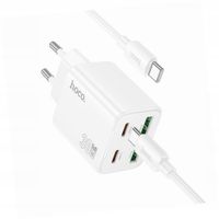 Ładowarka Hoco N56 30W 4 wejścia USB-C biała do Realme 14 Pro Plus 5G