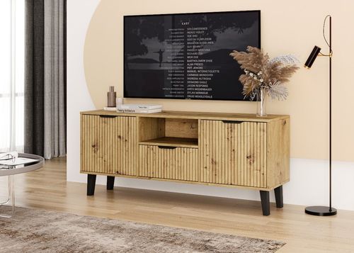 SZAFKA RTV Scandi 2D1S SLIM DĄB ARTISAN na Arena.pl