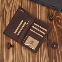 portfel damski duży skórzany vintage brązowy paolo peruzzi t-134-hbr