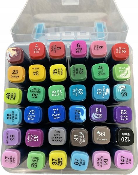 Promarkery Astra 36 szt. markery dwustronne zdjęcie 2