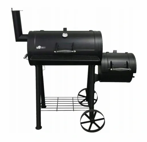 SOLIDNY GRILL WĘGLOWY ELFUEGO EDMONTON Z WĘDZARNIĄ zdjęcie 4