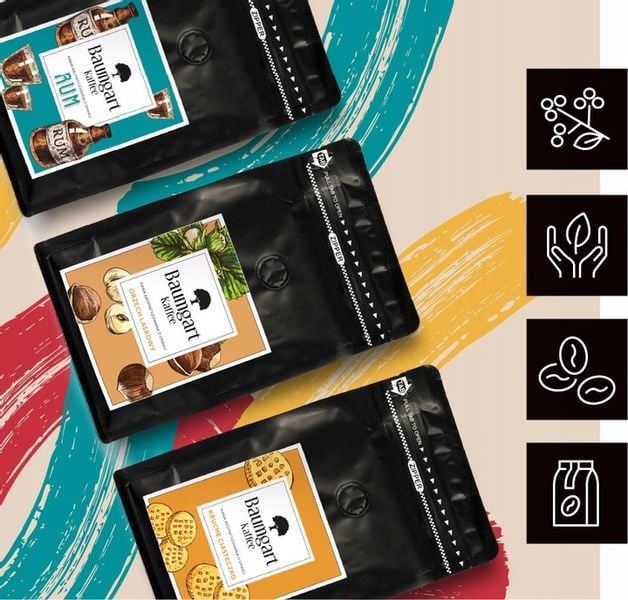 Kawa Smakowa MIELONA PISTACJOWA 200g 100% Arabica Świeżo Palona Baumgart zdjęcie 7