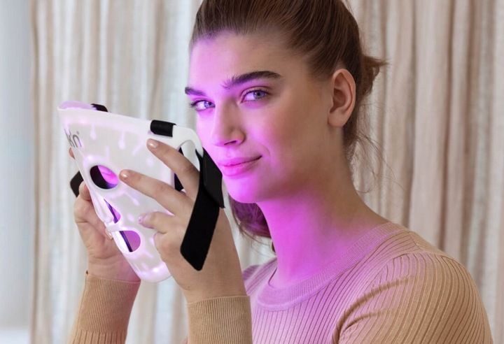 Maska do twarzy LED SILKN FLM100PE1001Biały zdjęcie 6