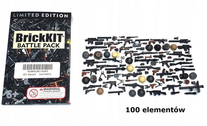 BrickKIT Karabiny dla figurek z klocków Broń BK109 zdjęcie 1