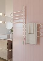 ELNA Grzejnik łazienkowy elektryczny Fluger 4 Chrom 4 obrotowe ramiona