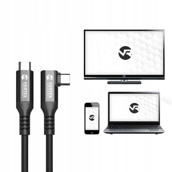 Kabel 5m od VortexVR USB-C do Meta Quest Link | do Quest 3S Quest 3 Quest 2 zdjęcie 7