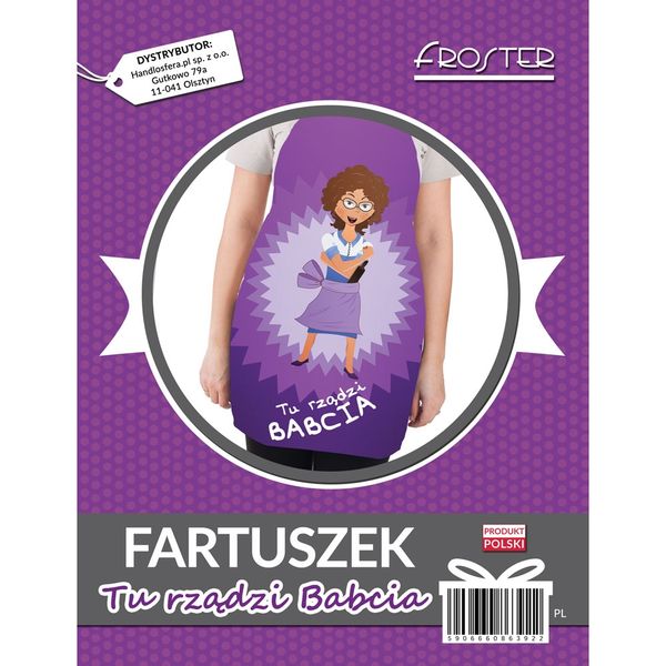 FARTUSZEK KUCHENNY - TU RZĄDZI BABCIA zdjęcie 4