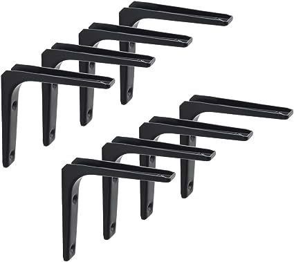 Wspornik ścienny pod półkę czarny mat 4 szt na Arena.pl