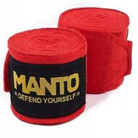 BANDAŻE BOKSERSKIE OWIJKI TAŚMY MANTO MMA BOKS POD RĘKAWICE 4 METRY