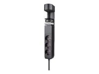 Neomounts DS22-840BL6 Desk socket with clamp and USB-C and USB-A ports - Quick charge | Neomounts