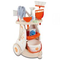 SMOBY 24617 Zestaw do Sprzątania+wózek