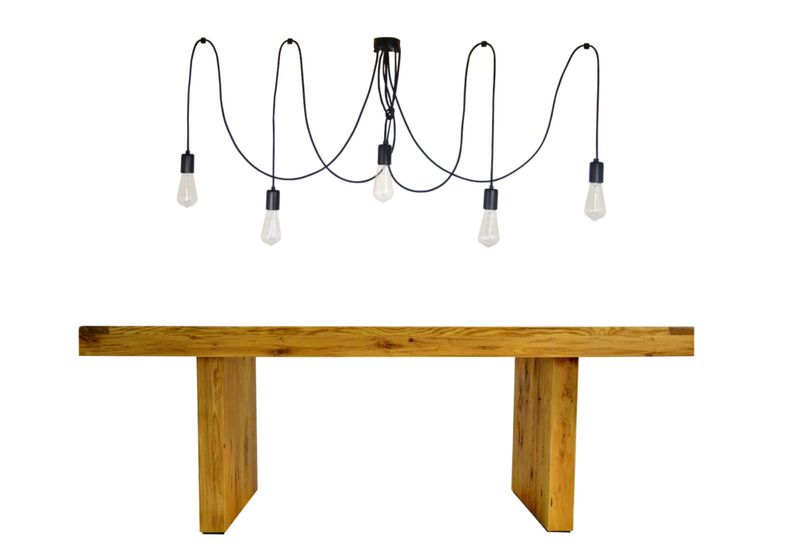 LAMPA WISZĄCA PAJĄK 5 CZARNA PP zdjęcie 2