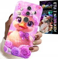 ETUI DO HUAWEI MATE 10 PRO - SŁODKA KACZUCHA, KACZKA NA RÓŻOWYM TLE