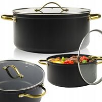 GARNEK DO GOTOWANIA 7,5L ALUMINIOWY Z POWŁOKA NIEPRZYWIERAJĄCĄ NON-STICK