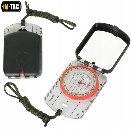 Kompas mapowy kartograficzny z lusterkiem M-Tac Small na Arena.pl