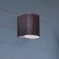 Zewnętrzna LAMPA elewacyjna CHILE 8018 Rabalux metalowa OPRAWA kinkiet do ogrodu IP44 outdoor antyczny brąz