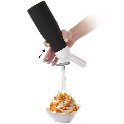 Syfon do bitej śmietany czarny 680 ml na Arena.pl