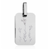 SREBRNY NIEŚMIERTELNIK Z KWIATAMI PRÓBA SREBRA 925 GRAWER GRATIS!