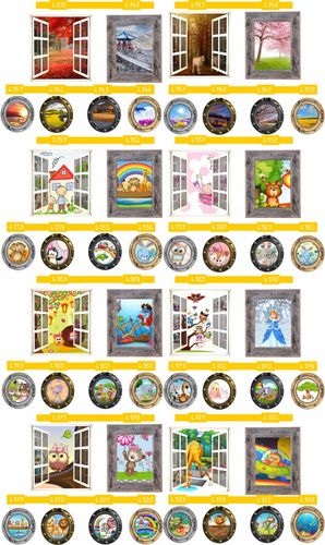 Naklejka samoprzylepna okno widoki TANIO!!! jakość na Arena.pl