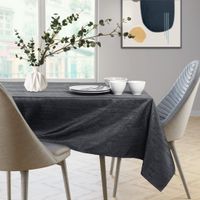 Obrus Plamoodporny  VESTA 110x180 Owal C. Szary AmeliaHome