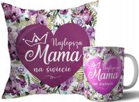 ZESTAW PODUSZKA + KUBEK NA DZIEŃ MATKI PREZENT