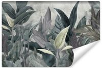 Fototapeta Ścienna LIŚCIE Tropikalne Abstrakcja Beton 300cm x 210cm