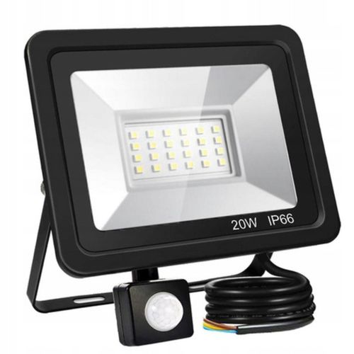 HALOGEN NAŚWIETLACZ LED 20W SLIM CZUJNIK RUCHU na Arena.pl