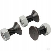 Zestaw Śrub 3 szt. M16 szt.40mm 1-Noskowa+Nakrętki