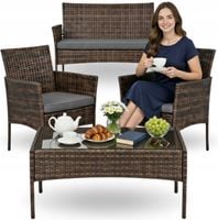 MEBLE OGRODOWE NA TARAS BALKON ZESTAW MEBLI OGRODOWYCH STOL I KRZESLA